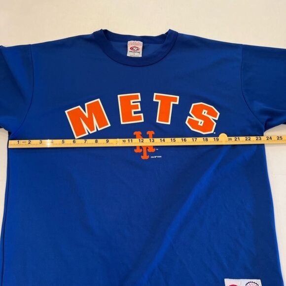 New York Mets Tee Men’s MLB True Fan Vintage from 2000’s Y2K Size Large - Picture 9 of 11